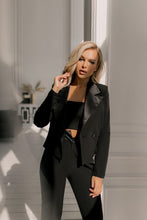 Load image into Gallery viewer, ELEGANT 2 PIECE SUIT WITH SATIN TRIM